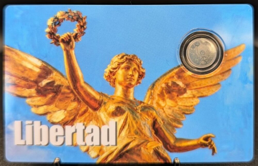2026 Liberia Platinum 1/1000 oz Coin • COA • #3982/9999 • Libertad Theme